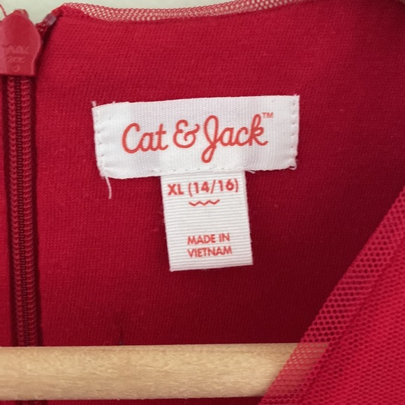 Girl’s Red Sequin Top Dress Sz XL (14-16) - Picture 4 of 5